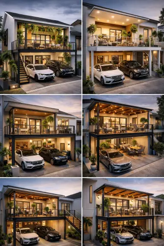 Mezannine Teras Rumah Keren di Teluknaga